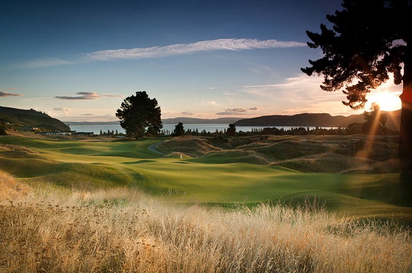 The Kinloch Club golf course on Lake Taupo, New Zealand