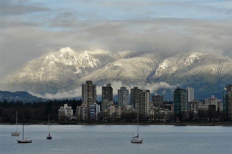 Vancouver city skyline
