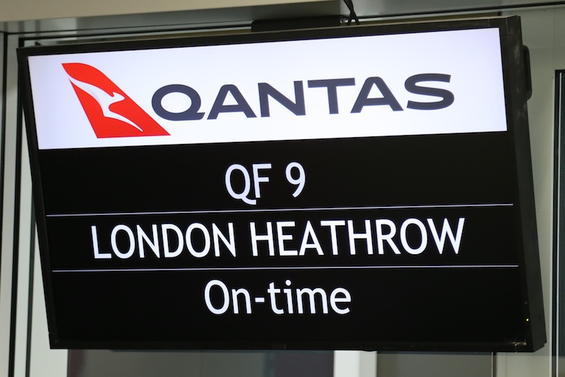 QF9 Dreamliner Ready for departure. Photo: Qantas.
