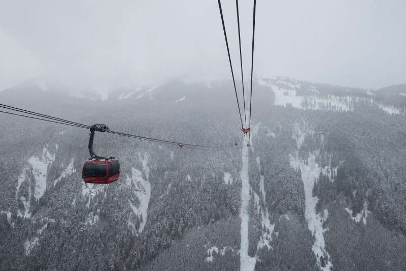 Peak to Peak Gondola at Whistler Blackcomb