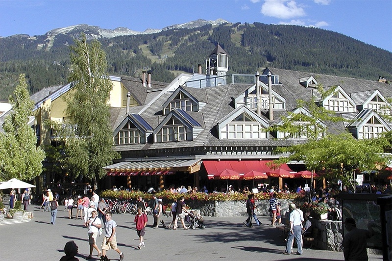 Whistler Village in summer