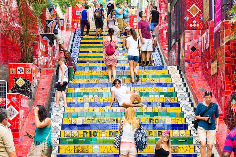 The Selaron Steps, Rio de Janeiro.