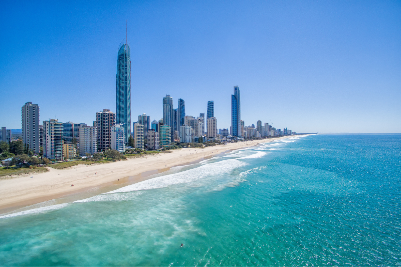 The Q1 Skyscraper Building in Surfers Paradise