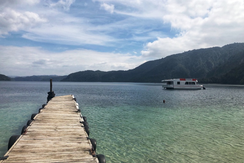 Lake Okataina jetty