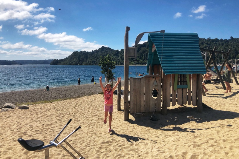 Playground at Lake Rotoma