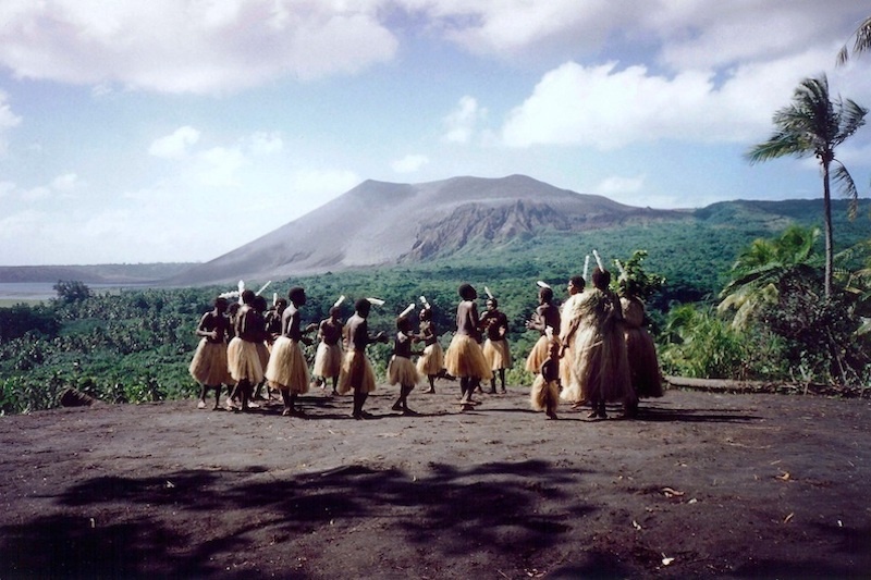 Volcanoe dance on Tanna Island Vanuatu