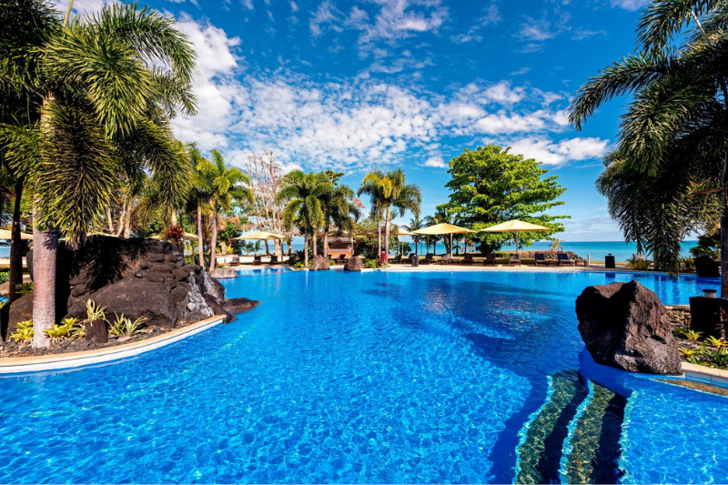 Sheraton Samoa beach Resort's lagoon pool