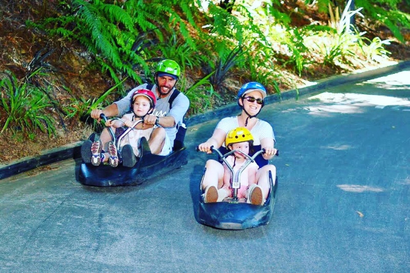 The Rotorua luge