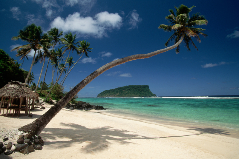 Lalomanu Beach in Western Samoa