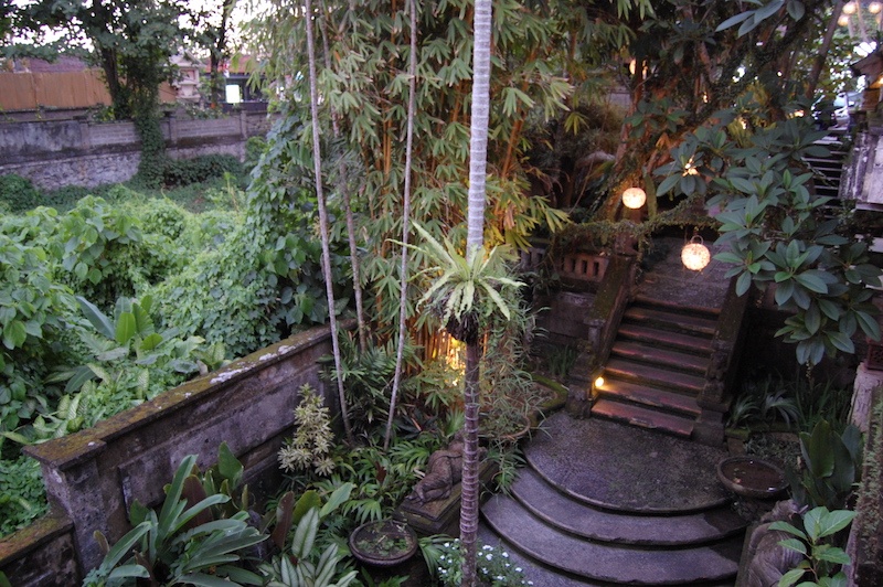 The terrace at Indus, Ubud.