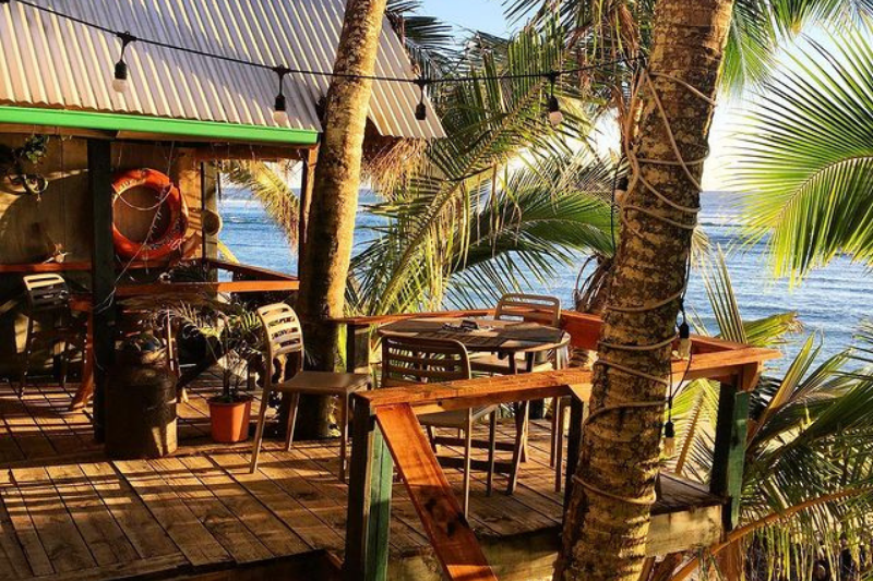 The Waterline restaurant Rarotonga, Cook Islands   