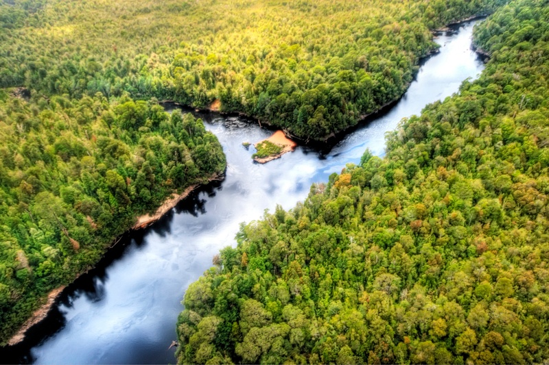 View of the Franklin and Gordon River, Tasmania