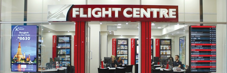 A flight centre store