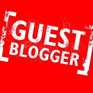 Simple graphic labelled "Guest Blogger"